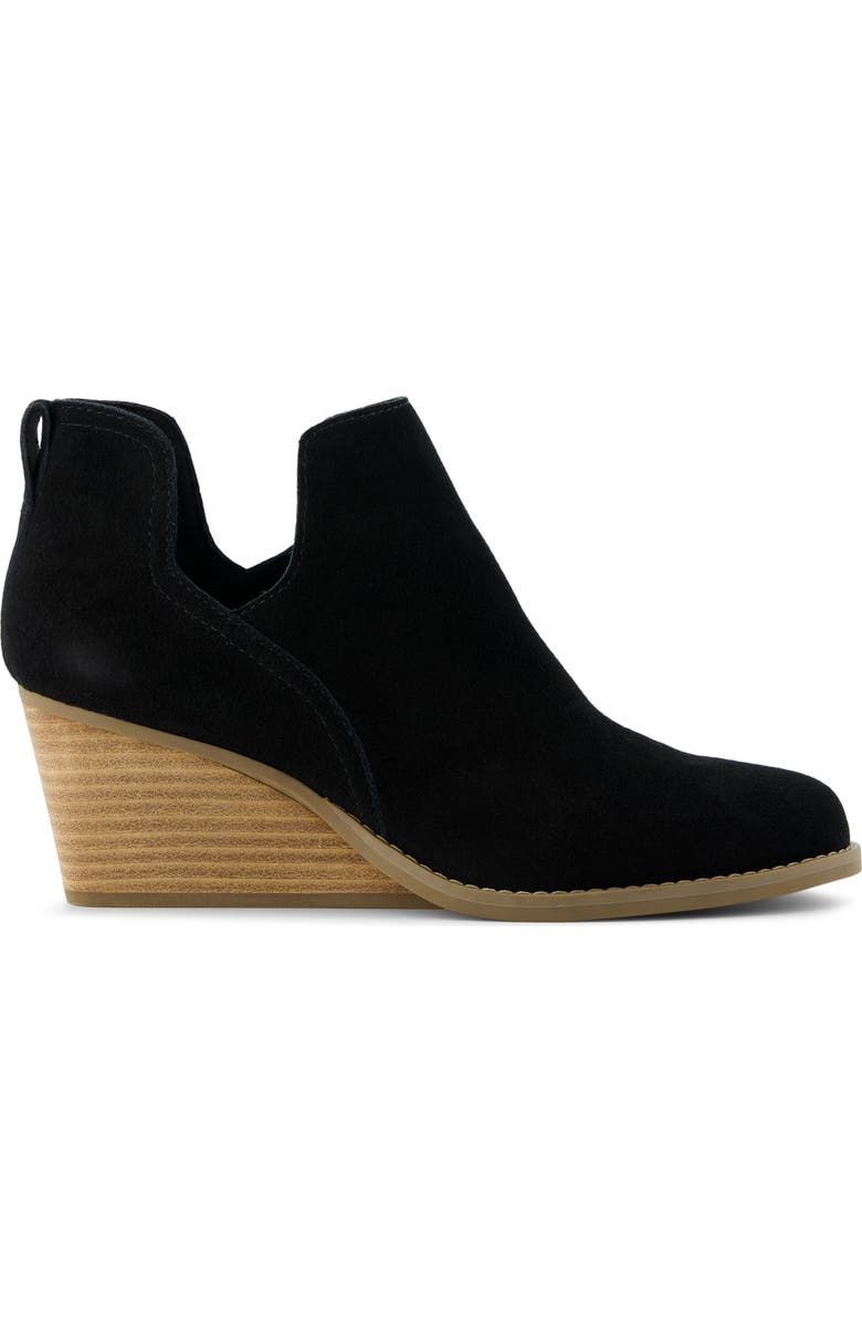 TOMS Gwen Wedge Bootie, Alternate, color, Black