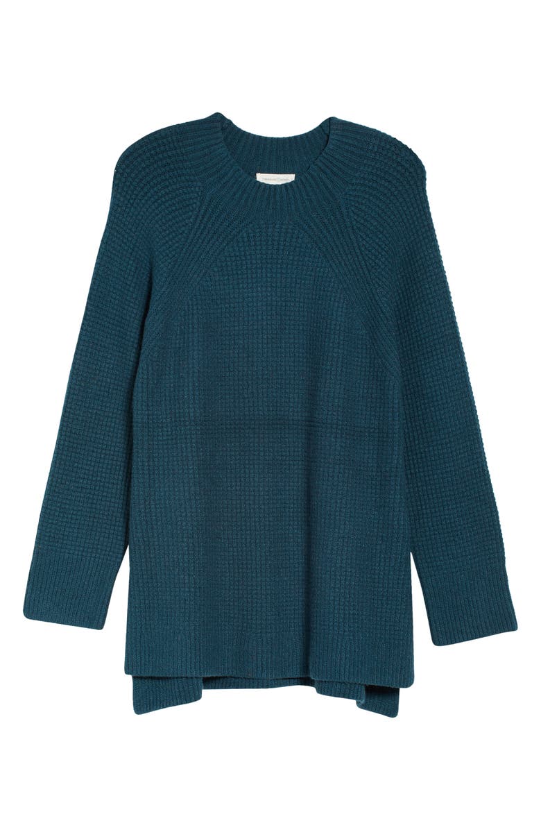 Treasure & Bond Waffle Texture Tunic Sweater, Alternate, color, 