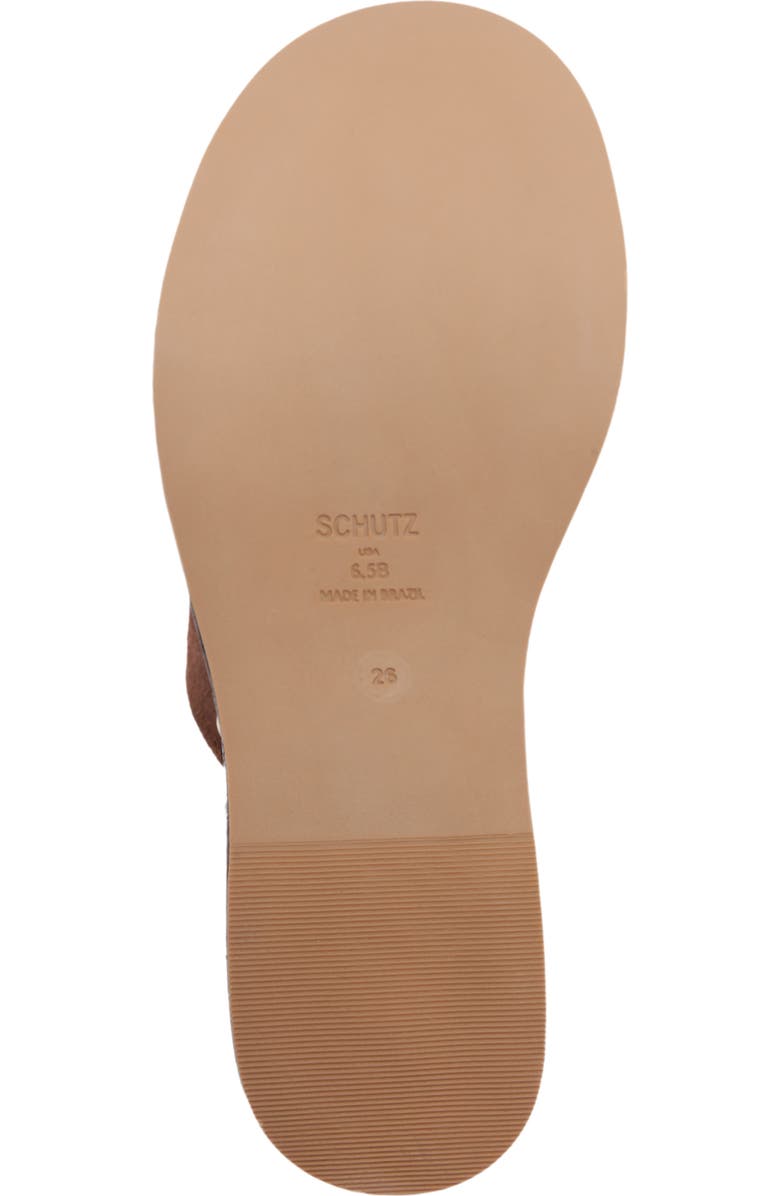 Schutz Dalle Platform Wedge Sandal, Alternate, color, Root Brown