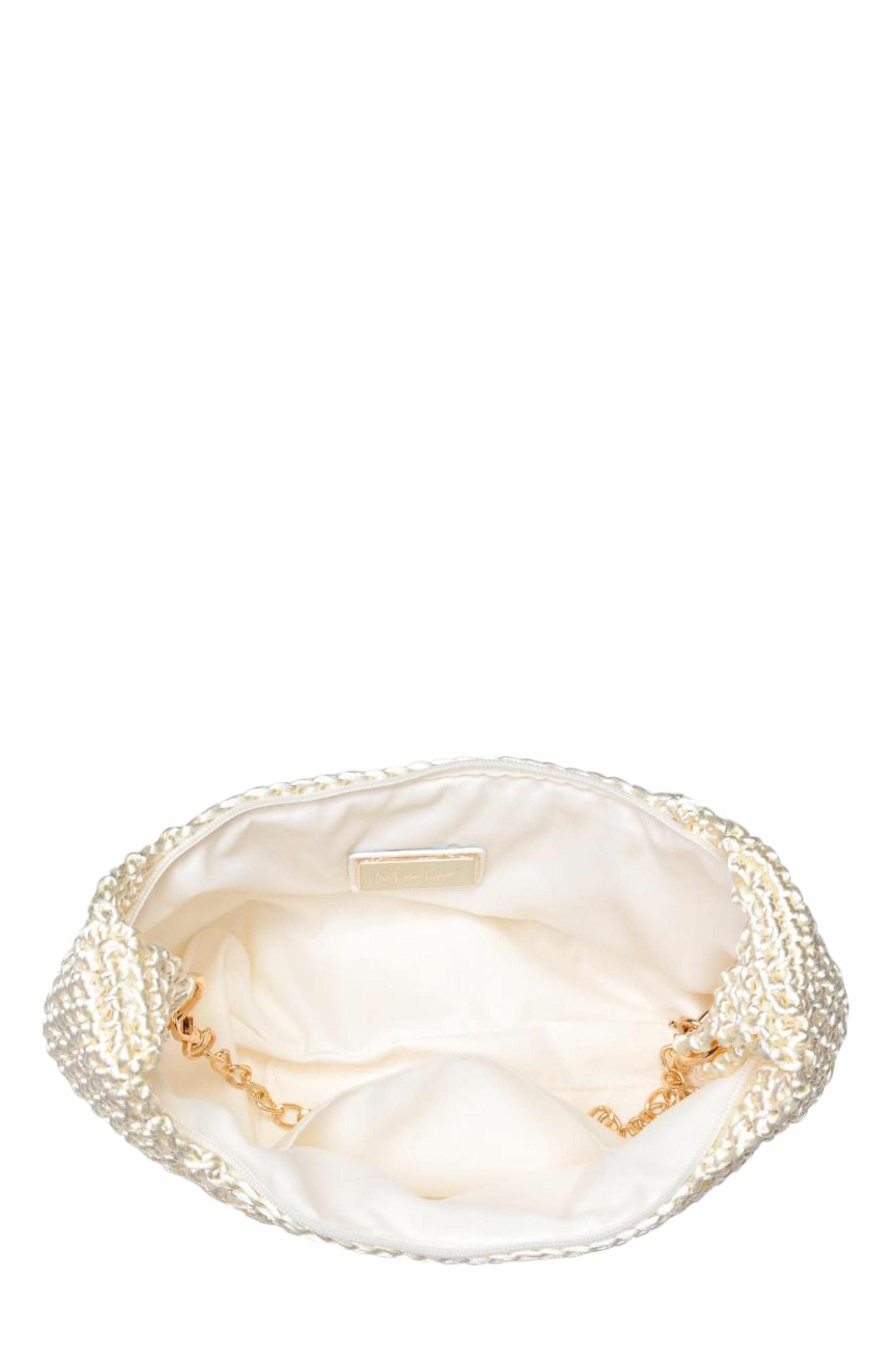 Chic Soraya Vegan Leather Shoulder Bag for Effortless Style, Alternate, color, Ivory