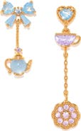 Girls Crew Disney Alice In Wonderland Dangle Earring Set