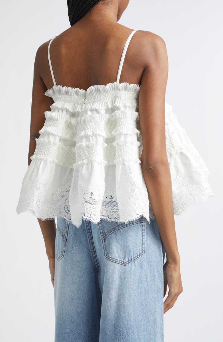 Zimmermann Alchemy Ruched Bandeau Camisole, Alternate, color, Ivory