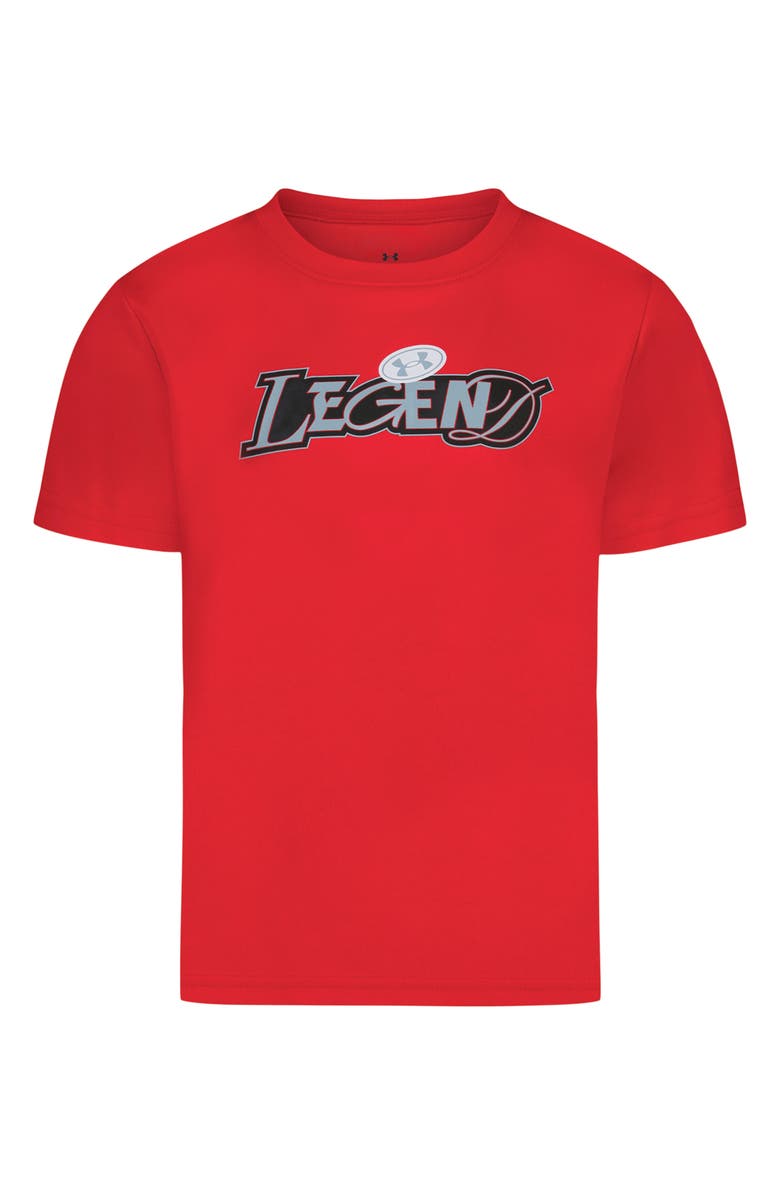 Under Armour Kids' UA Legend Tech Graphic T-Shirt, Main, color, Red