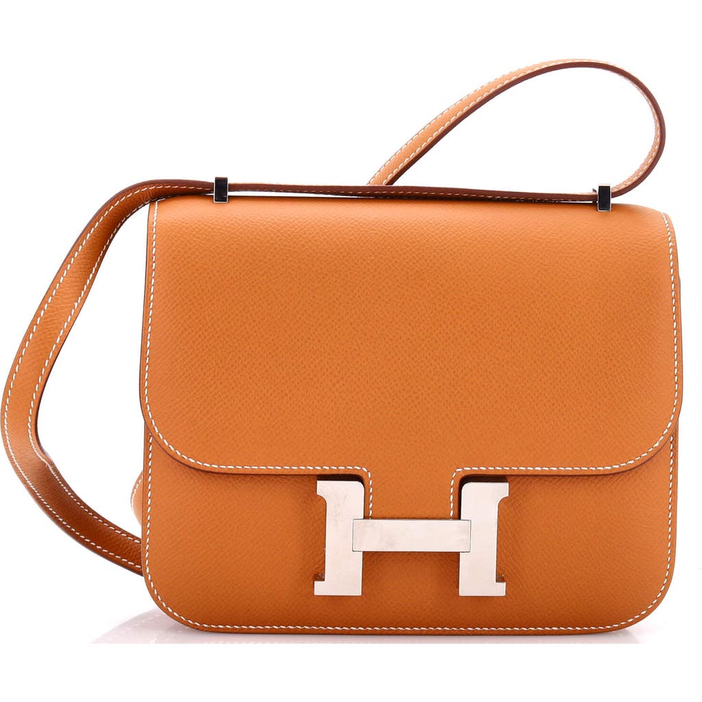 Pre-owned Hermes Hermes Constance Bag Epsom 18 In Gold