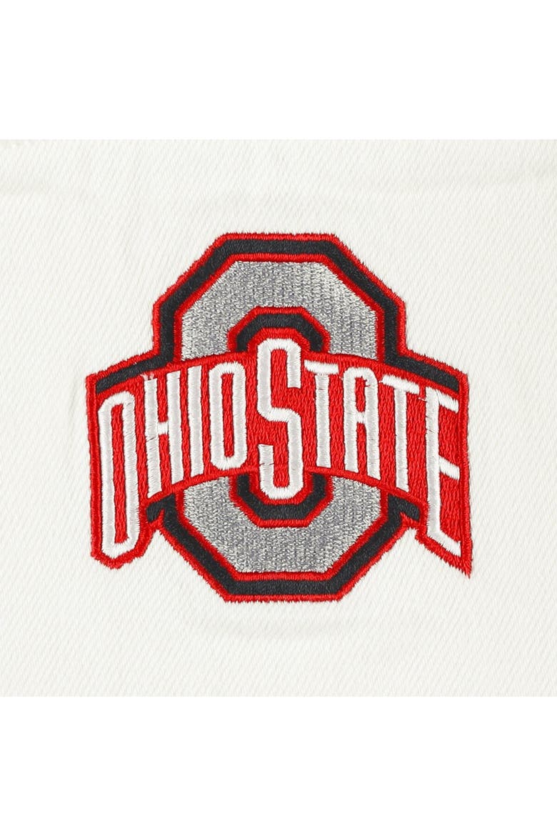 Women's Hype and Vice White Ohio State Buckeyes Multi-Hit Hometown Full-Snap Jacket, Alternate, color, White