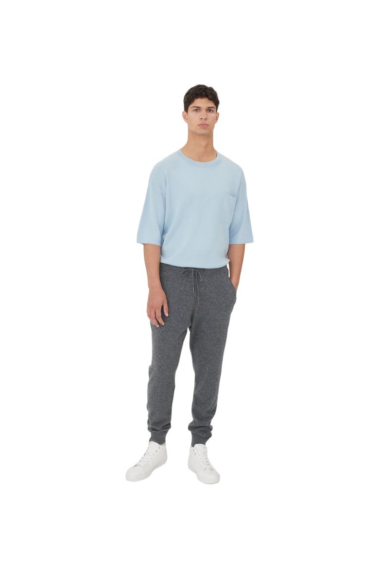 Men's Cashmere Jogger, Main, color, plum kitten