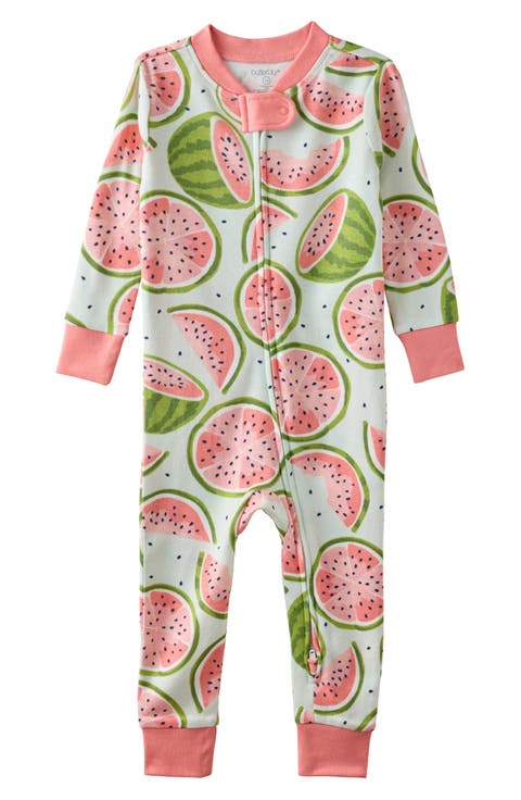 Shawn Footless Organic Cotton One-Piece Pajamas (Baby)
