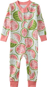 BUTTERBLU Shawn Footless Organic Cotton One-Piece Pajamas