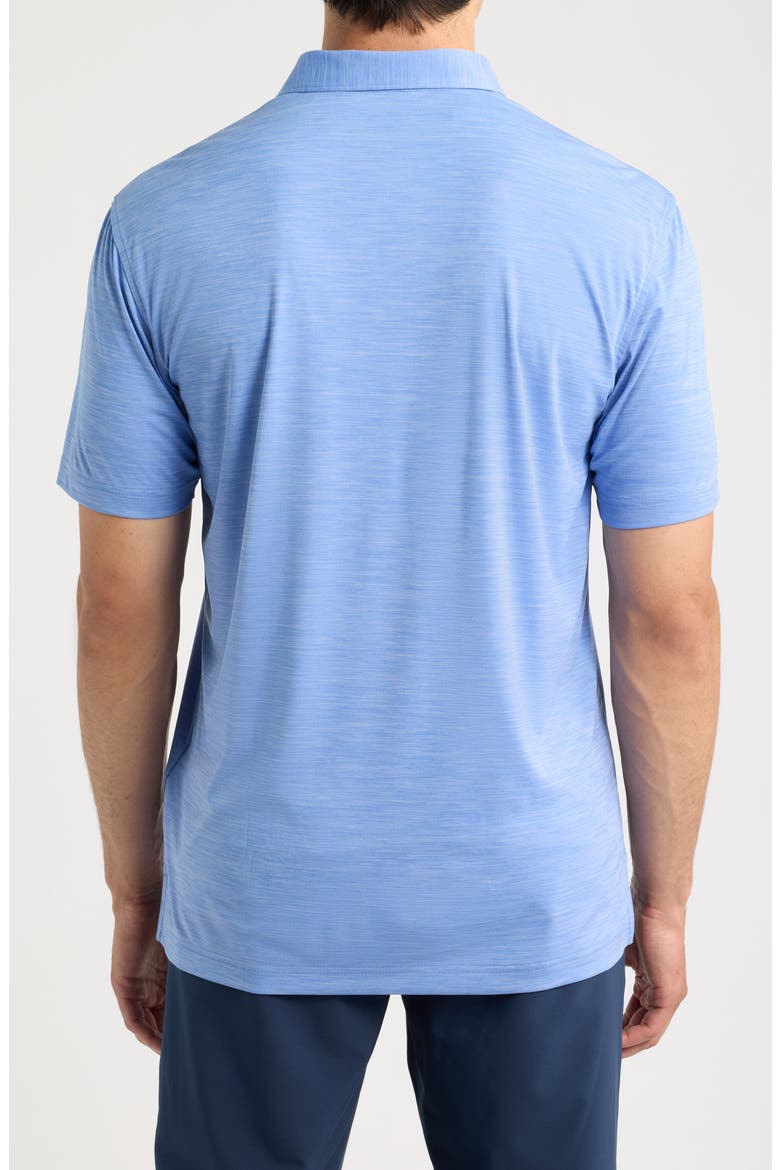 Featherweight Mélange Performance Polo, Alternate, color, HYPER BLUE