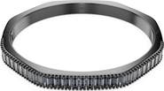 Swarovski Matrix Baguette Crystal Octagonal Bangle Bracelet
