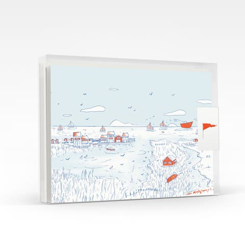 Salty Town Greeting Card Pack Set (8 ct.)