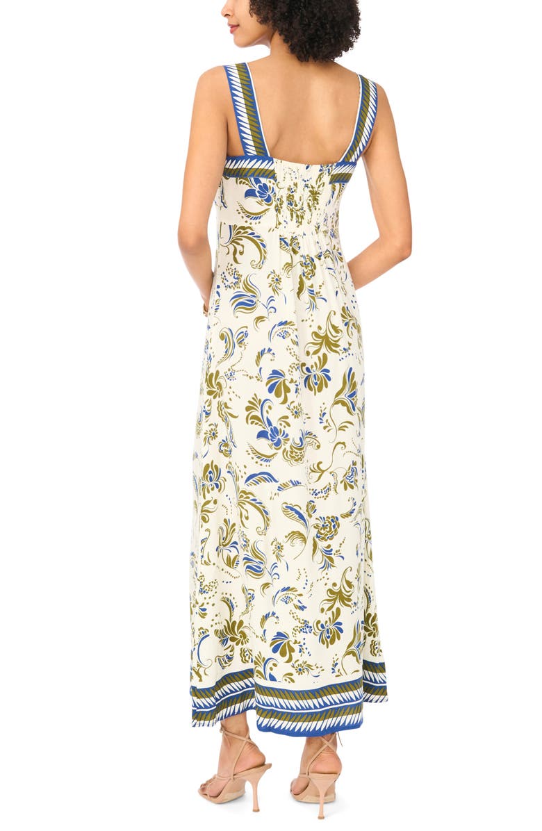 Vince Camuto Smocked Back Maxi Dress, Alternate, color, New Ivory