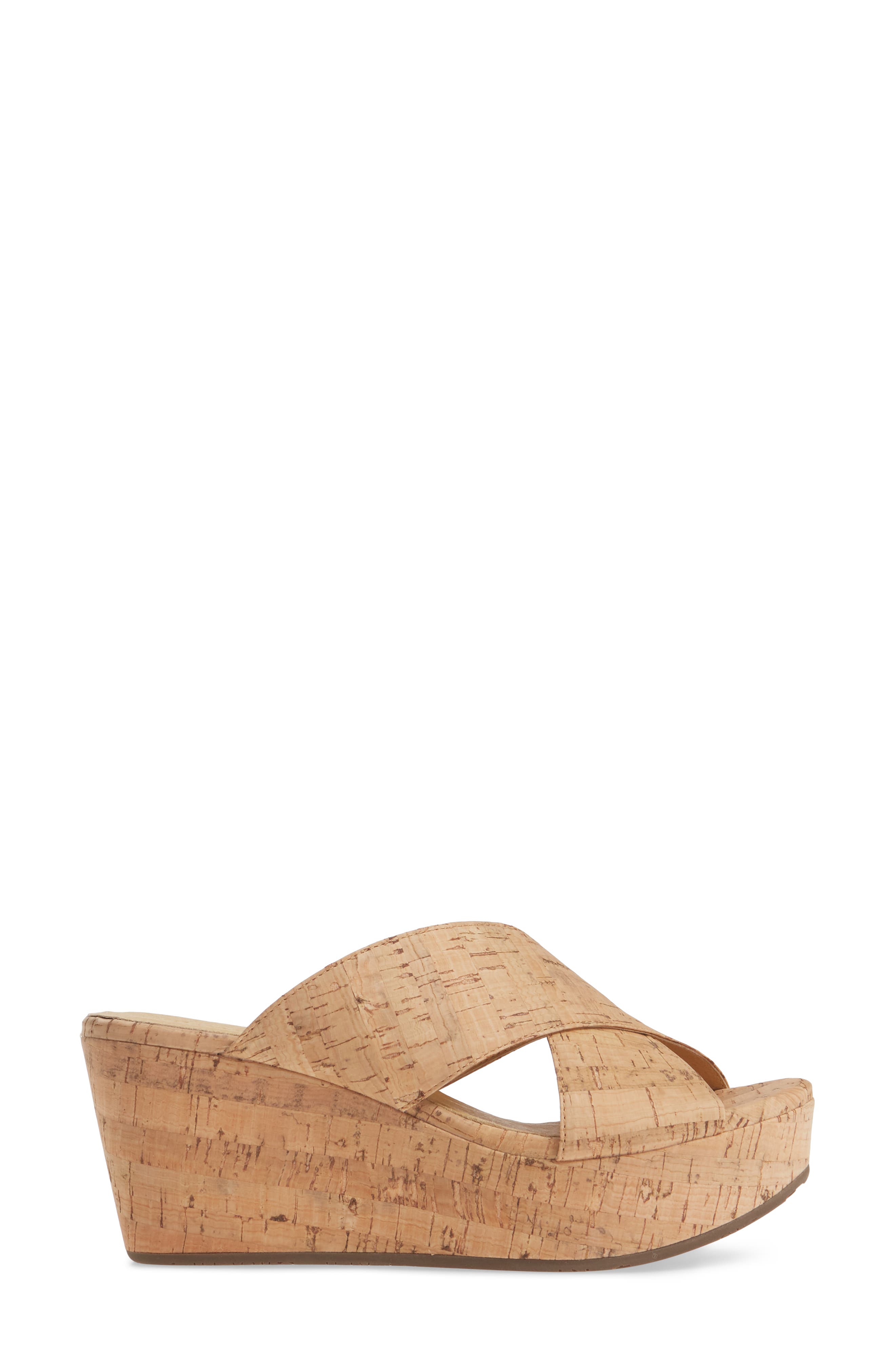 Chocolat Blu Wayland Platform Wedge Slide Sandal, Alternate, color, Cork