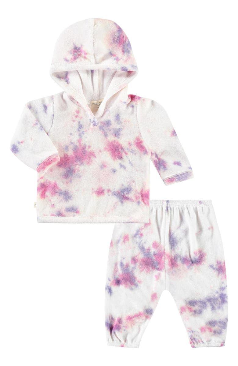 PAIGELAUREN Splatter Terry Hoodie & Leggings Set, Main, color,
