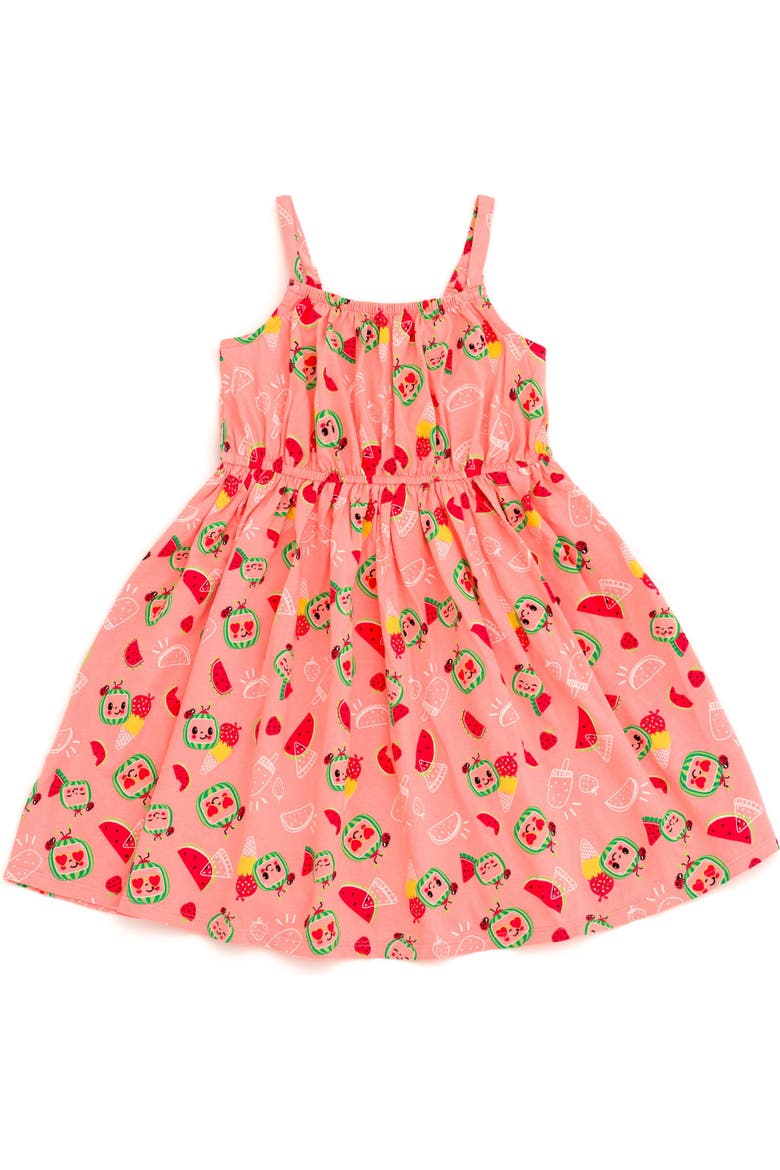Sleeveless Jersey Dress, Main, color, Watermelon Pink