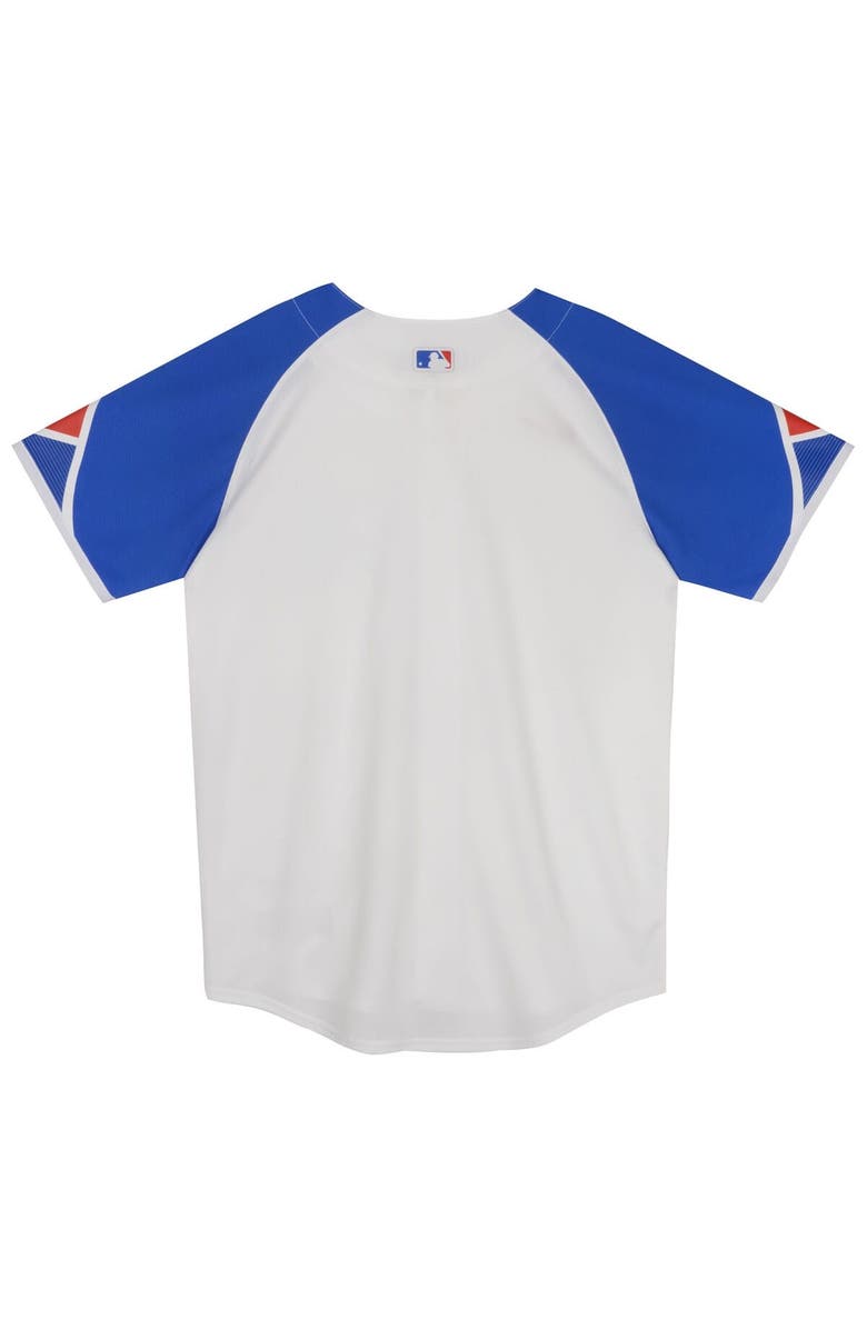 Nike Preschool Nike White Atlanta Braves City Connect Jersey, Alternate, color,