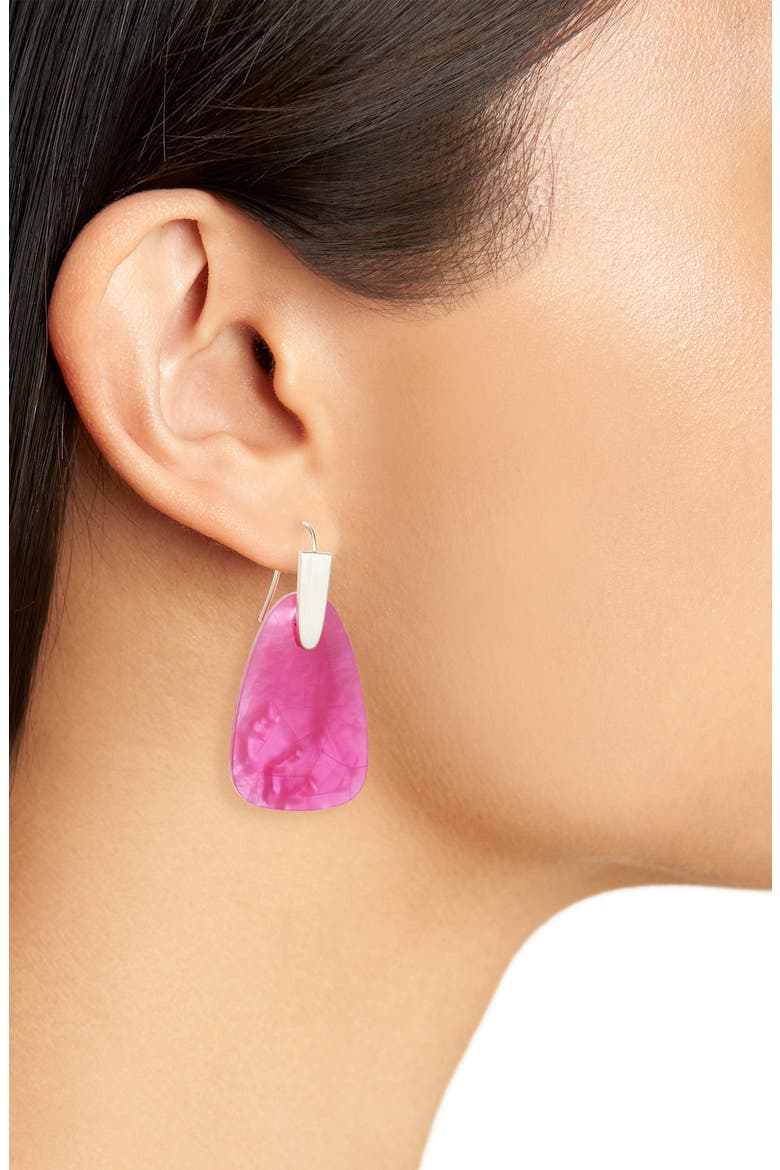 Marty Drop Earrings, Alternate, color, AZALEA ILLUSION/ GOLD