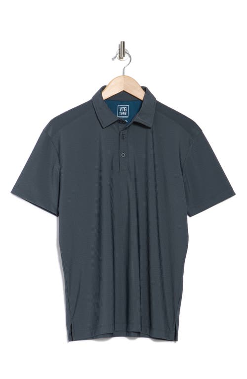 Shop Vintage 1946 Hybrid Seersucker Performance Polo In Charcoal