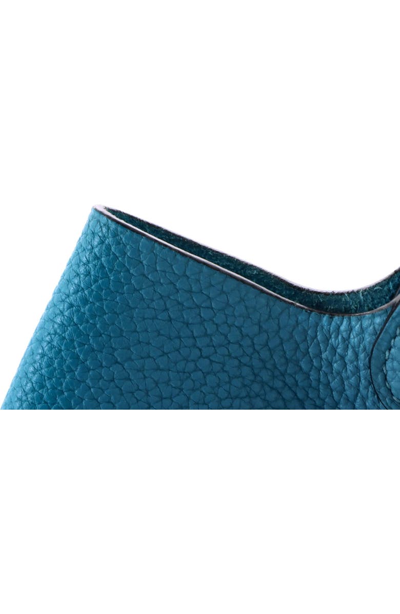 Pre-Owned Hermes Picotin Lock Bag Clemence PM, Alternate, color, Turquoise