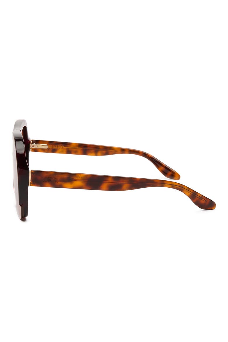 Afters Shield Sunglasses, Alternate, color, FIERY TORTOISE / ORANGE