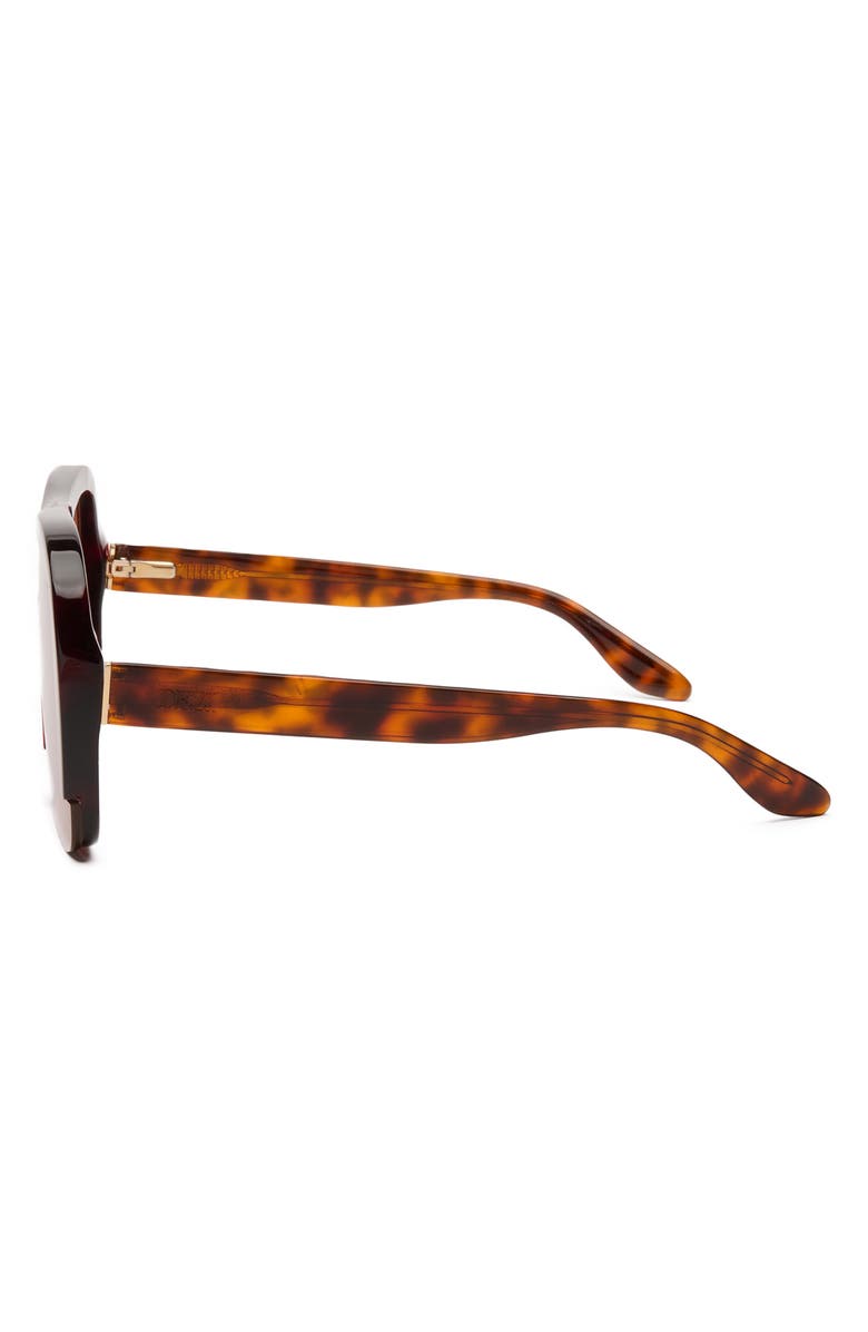 DEZI Afters Shield Sunglasses, Alternate, color, Fiery Tortoise / Orange