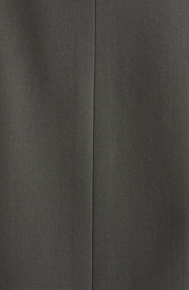 Saint Laurent Single Breasted Wool Jacket, Alternate, color, Khaki