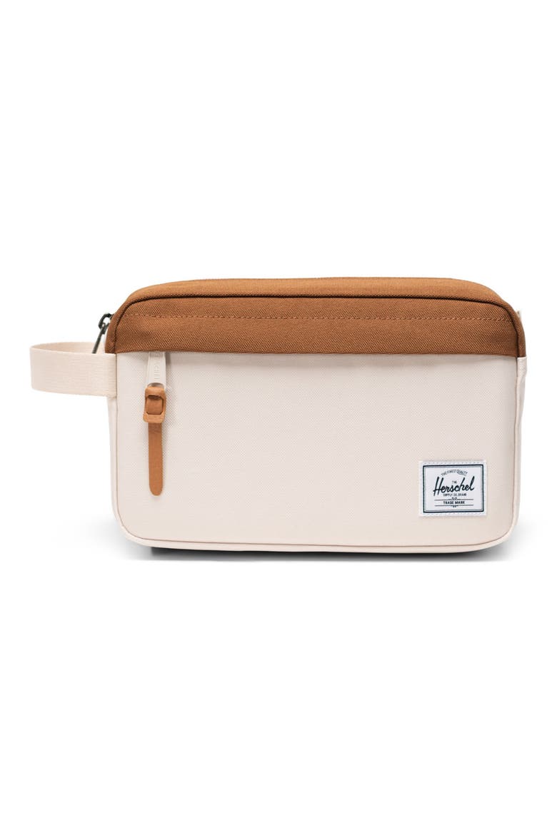 Chapter Recycled Polyester Dopp Kit, Main, color, WHITECAP GRAY/ RUBBER