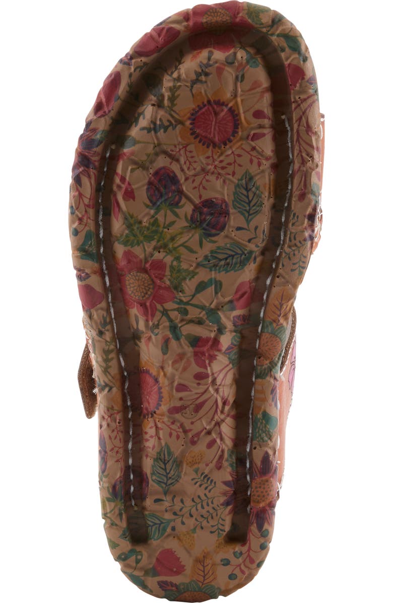 L'Artiste by Spring Step On the Road Slide Sandal, Alternate, color, Camel Multi