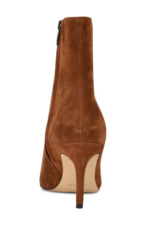 Nine West Ohmy Pointed Toe Bootie In Neutral