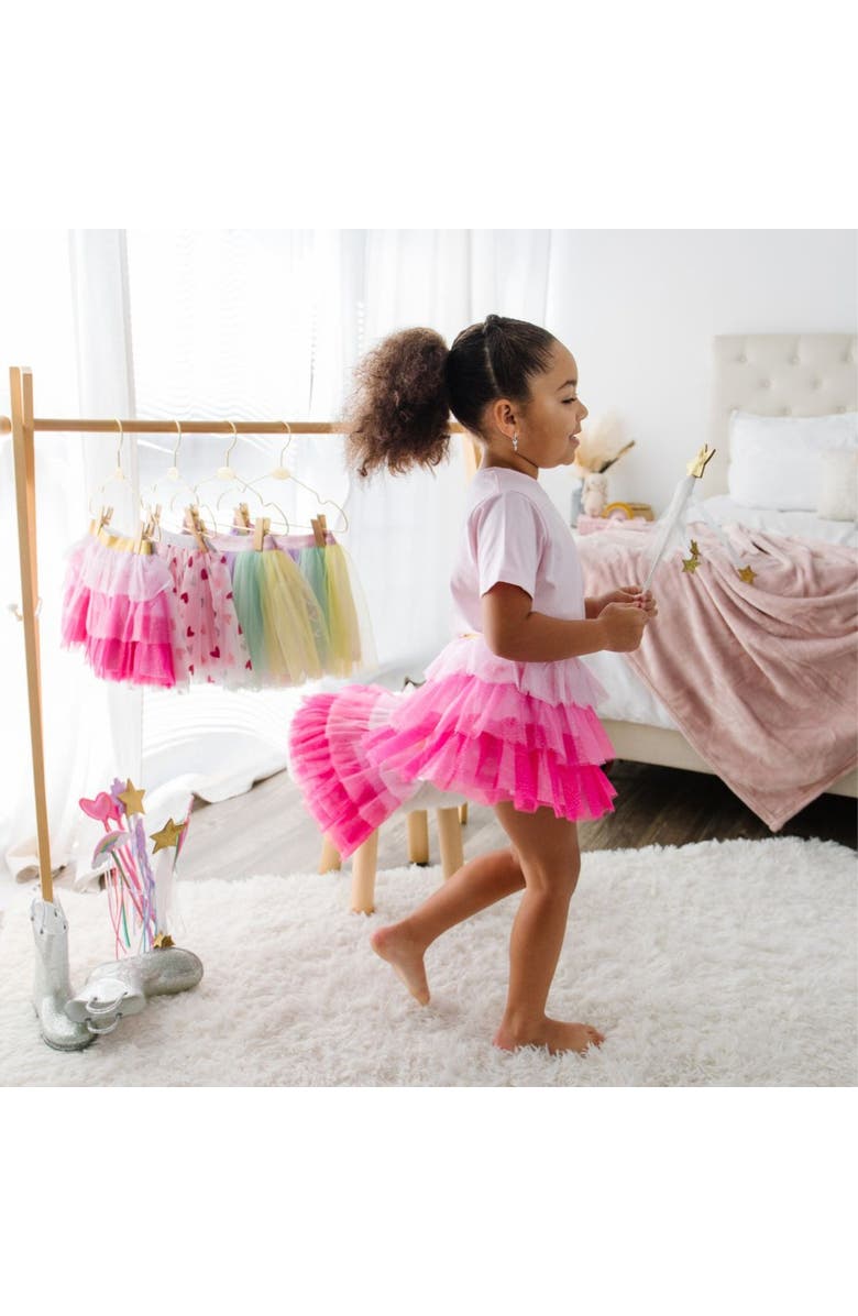 Sweet Wink Pink Petal Tutu, Alternate, color, Pink