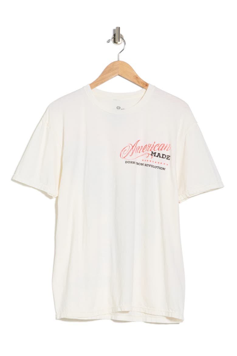 American Graphic T-Shirt, Main, color, WHISPER WHITE