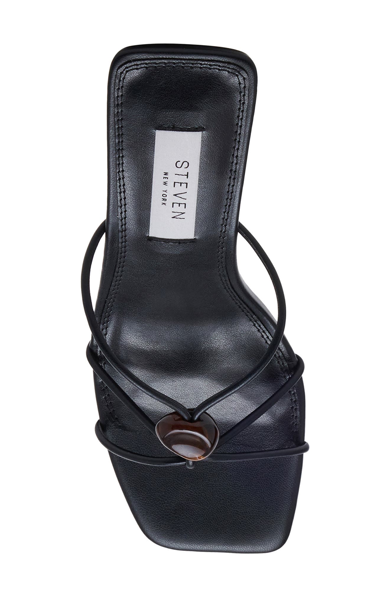 Steven New York Tish Slide Sandal, Alternate, color, Black