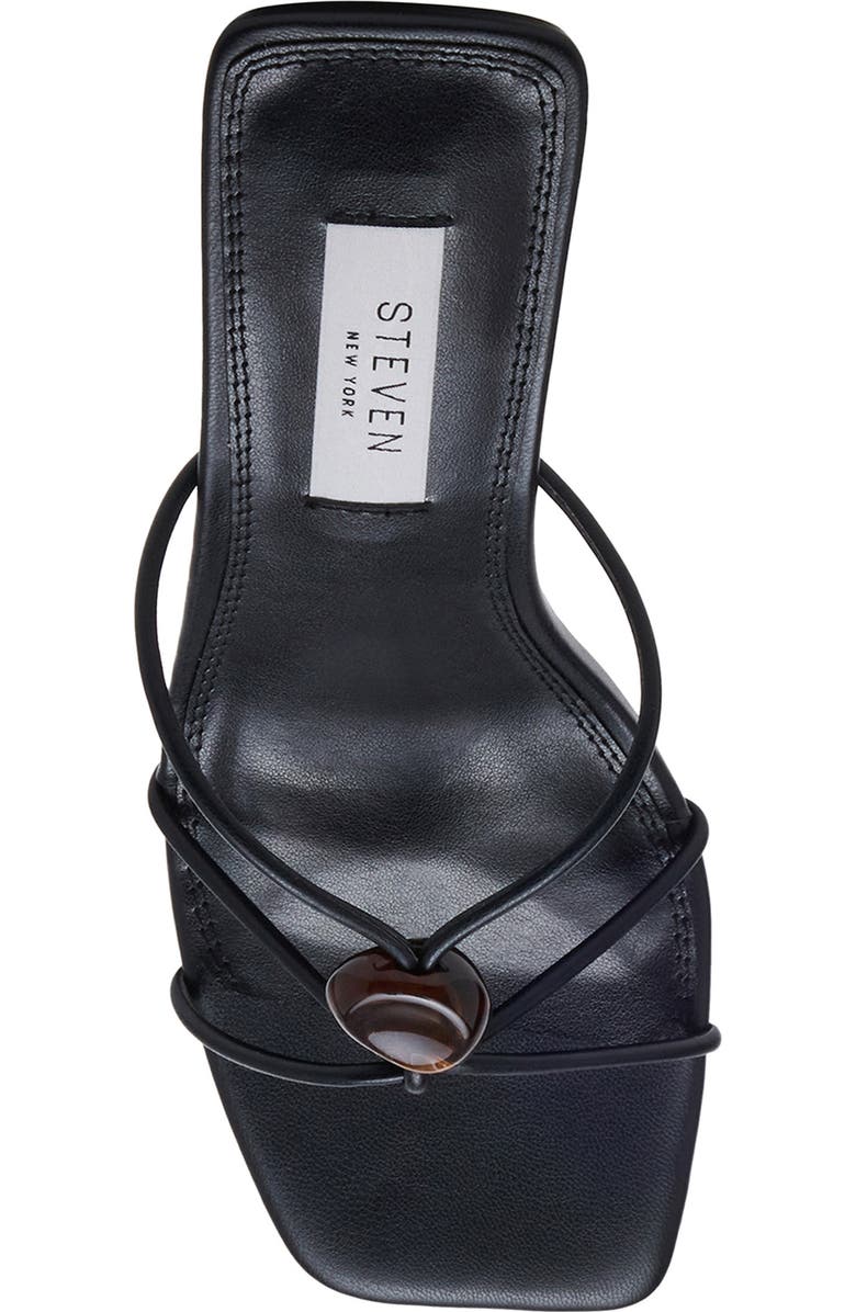 Steven New York Tish Slide Sandal, Alternate, color, Black