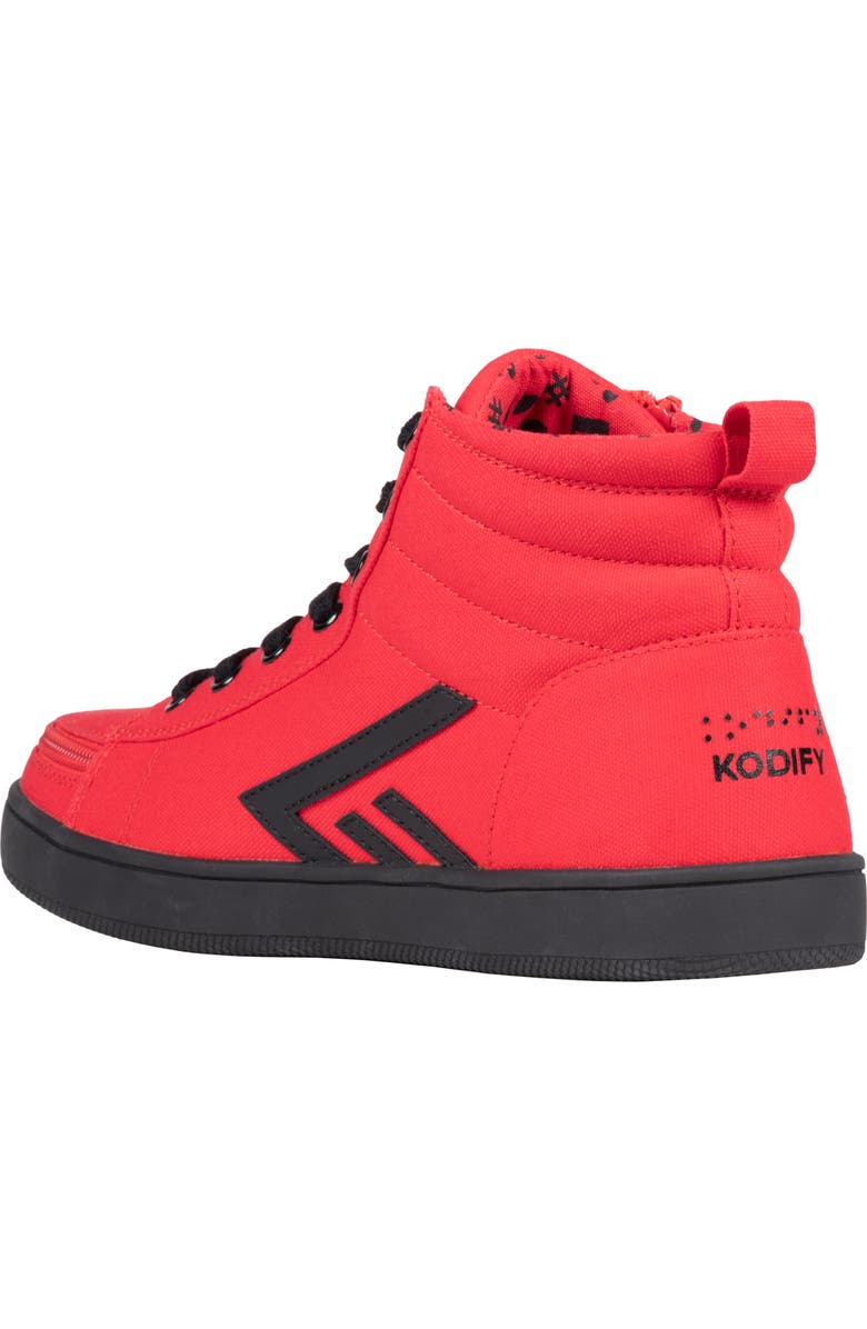 BILLY Footwear Kodify Billy High Top Sneaker, Alternate, color, Kodify Red