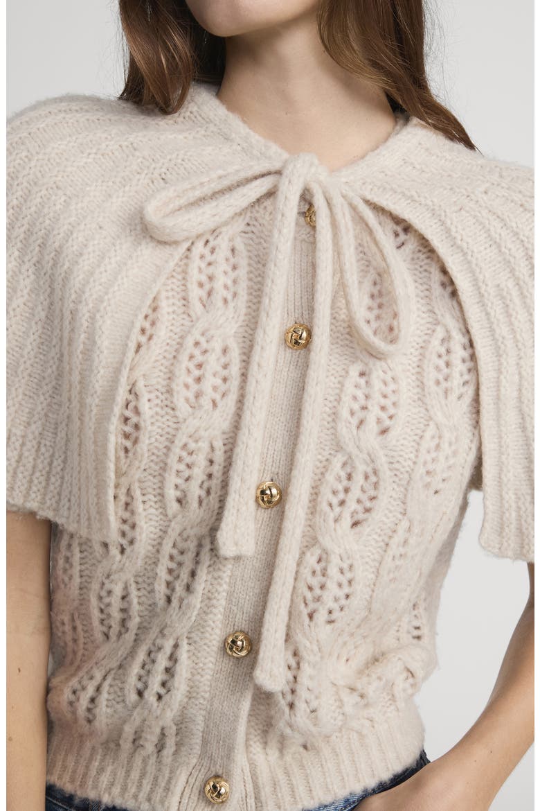 The Cape Merino Wool Blend Cardigan, Alternate, color, FAWN