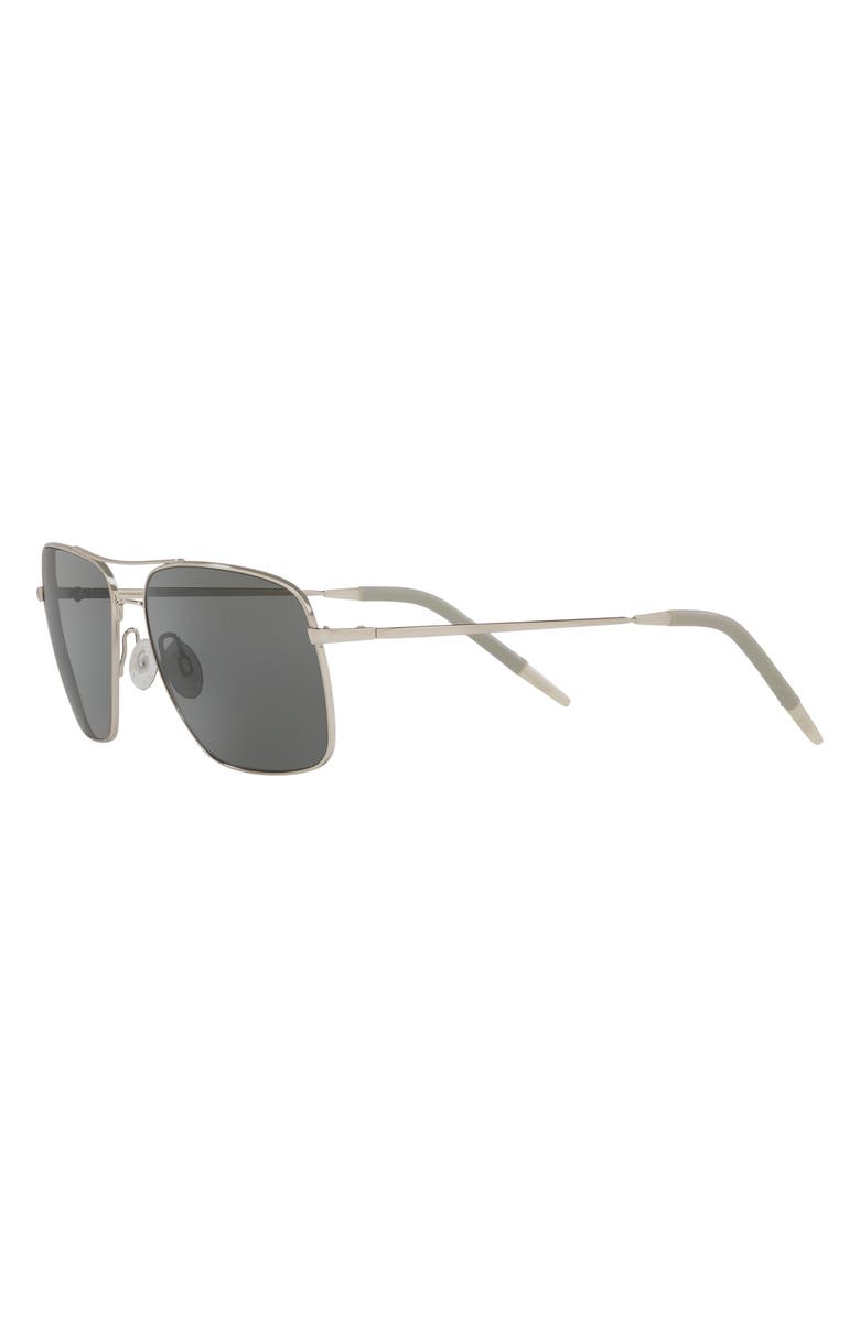 Oliver Peoples Clifton 58mm Polarized Rectangular Sunglasses, Alternate, color, 