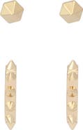 AllSaints Set of 2 Stud & Hoop Earrings