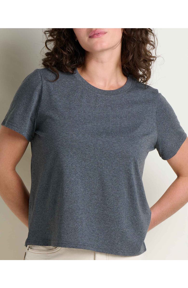 Toad & Co Women's Re-Form Crew, Alternate, color, Heather Grey