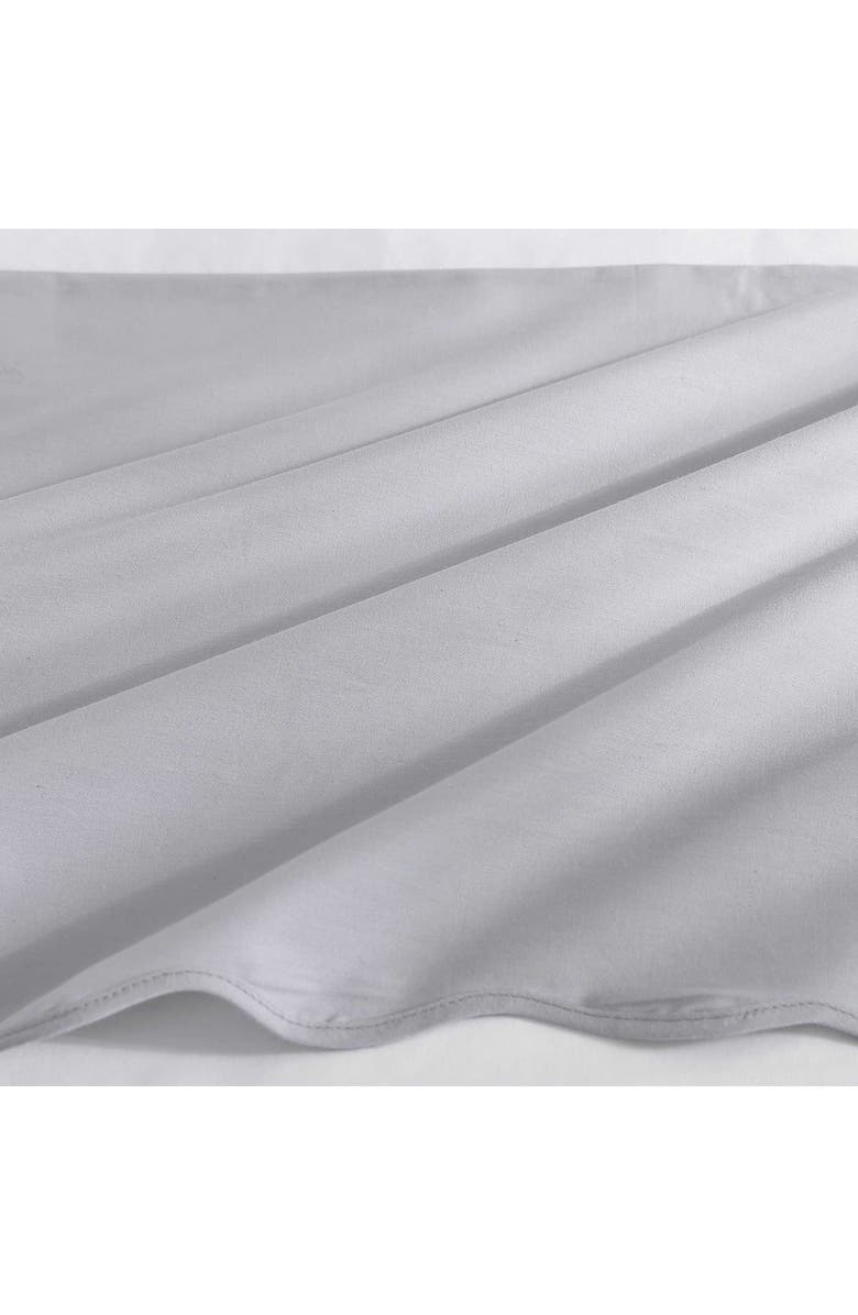 STONE COTTAGE Scalloped Hem Cotton Weave Bedskirt, Alternate, color, Grey