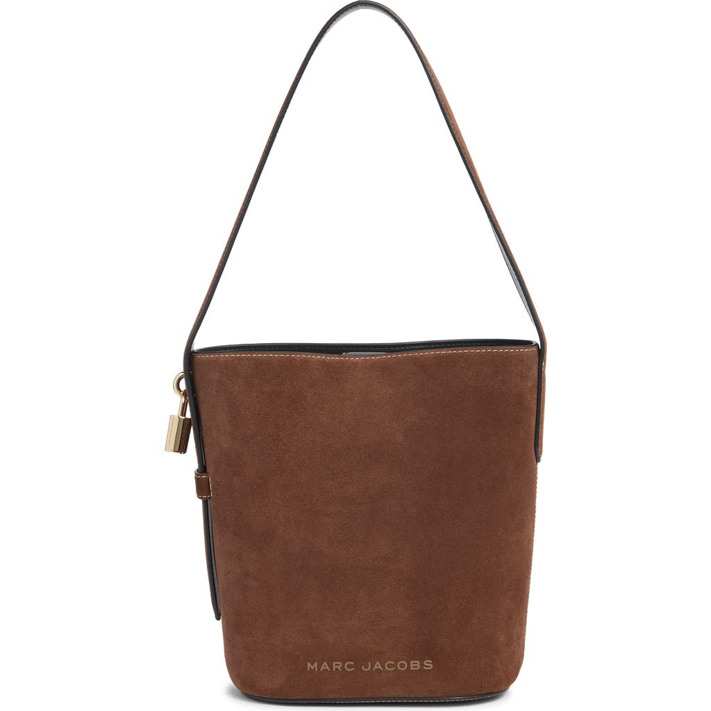 Marc Jacobs Suede Bucket Bag In Brown