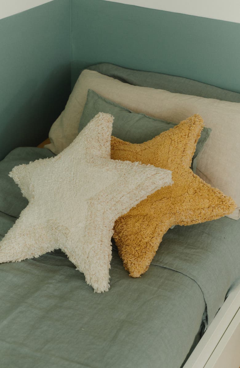 Lorena Canals Stella Cushion, Alternate, color, Honey