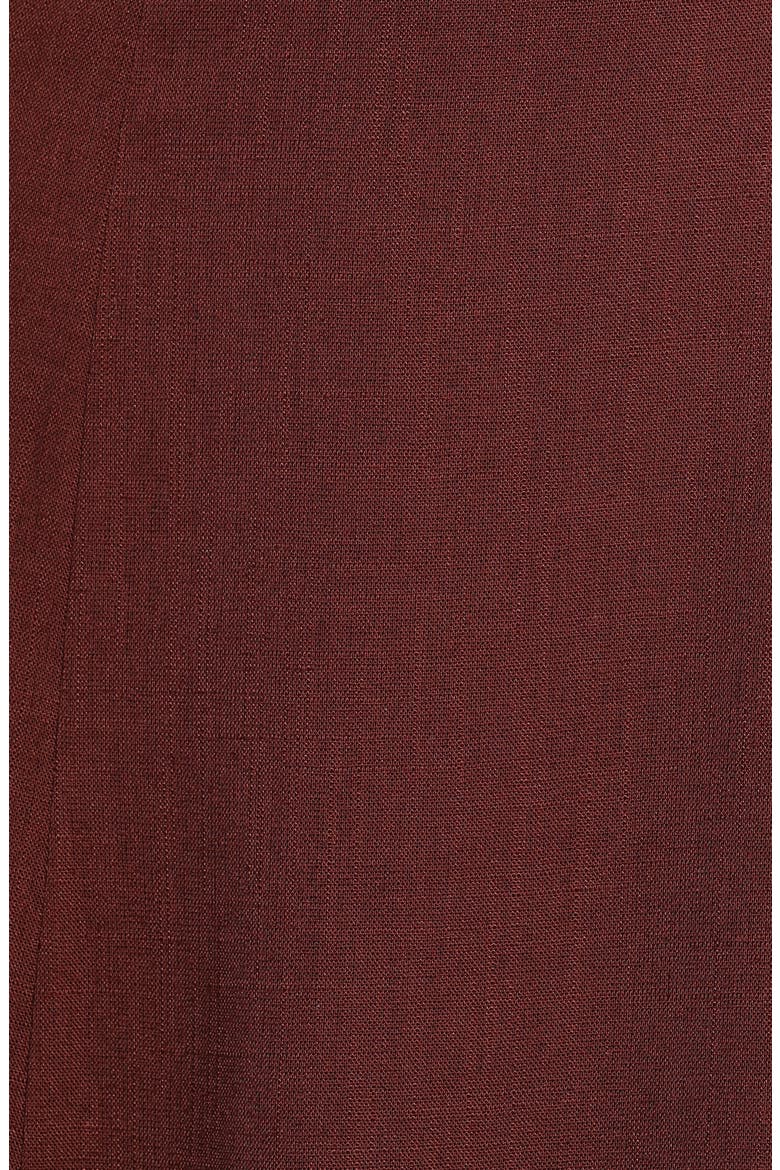 Tatum Sleeveless Linen Blend Maxi Dress, Alternate, color, CHOCOLATE
