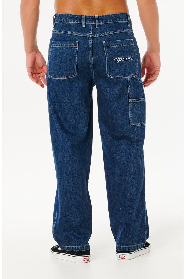 Nu Dose Loose Fit Carpenter Jeans, Alternate, color, TRUE INDIGO