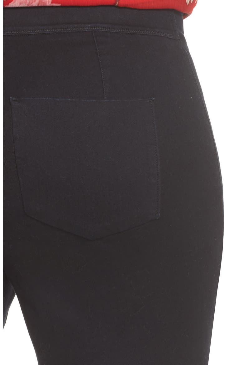 Super Stretch Denim Leggings, Alternate, color, RICH BLACK