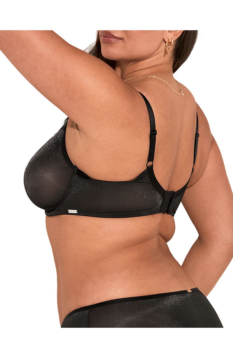 Adore Me Hariette Unlined Full Coverage Bra, Alternate, color, Black