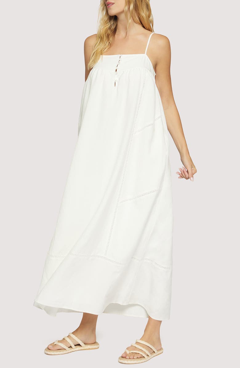 Lost + Wander Verona Maxi Sundress, Alternate, color, Off-White