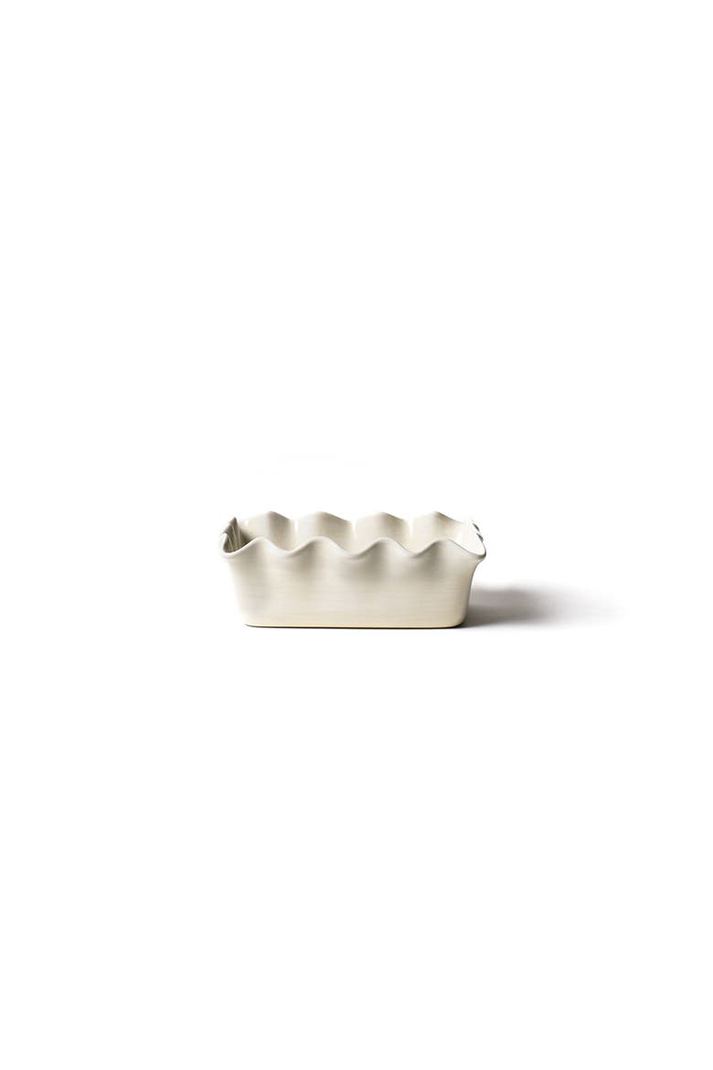 Signature White Ruffle Loaf Pan, Main, color, White