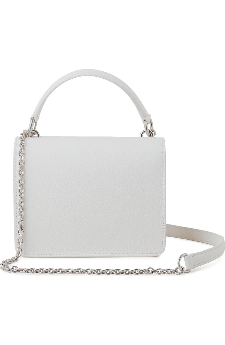 Mulberry Small Amberley Leather Crossbody Bag, Alternate, color, White