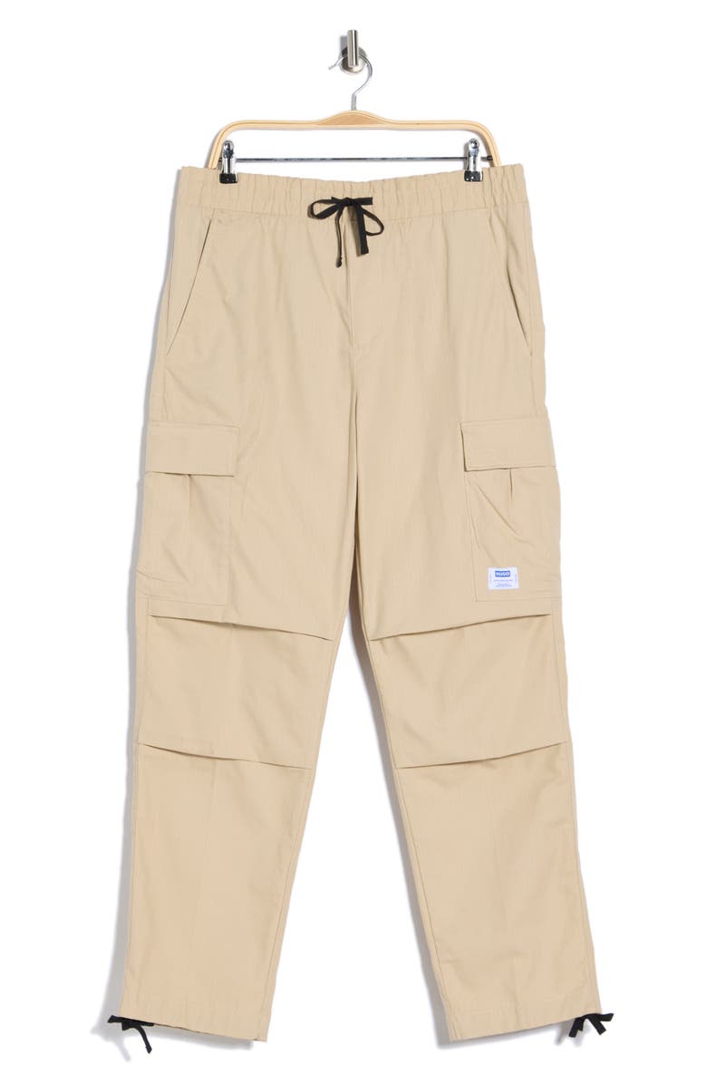 HUGO Ripstop Cargo Pants, Alternate, color, Medium Beige