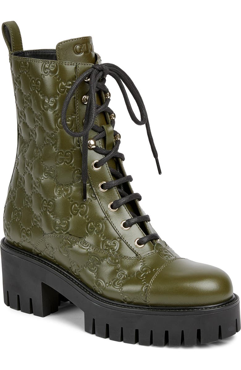 Gucci GG Bootie, Main, color, 307 Dark Green